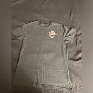 Gray T-Shirt with Graphic Logo